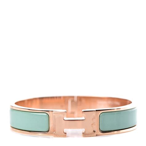 hermes h bracelt vert aqua|hermes h bracelets.